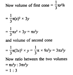 RD Sharma Class 9 Solutions Chapter 20 Surface Areas and Volume of A Right Circular Cone Ex 20.2 Q3.1