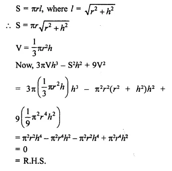 RD Sharma Class 9 Solutions Chapter 20 Surface Areas and Volume of A Right Circular Cone MCQS Q16.1