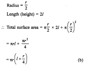 RD Sharma Class 9 Solutions Chapter 20 Surface Areas and Volume of A Right Circular Cone MCQS Q3.1