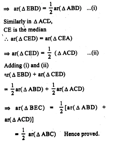 RS Aggarwal Class 9 Solutions Chapter 10 Area Ex 10A Q18.1