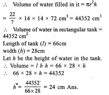 RS Aggarwal Class 9 Solutions Chapter 13 Volume and Surface Area Ex 13B 014.1