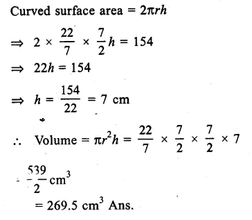RS Aggarwal Class 9 Solutions Chapter 13 Volume and Surface Area Ex 13B 08.2
