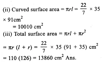 RS Aggarwal Class 9 Solutions Chapter 13 Volume and Surface Area Ex 13C Q1.2