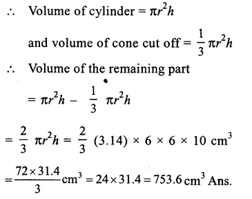RS Aggarwal Class 9 Solutions Chapter 13 Volume and Surface Area Ex 13C Q17.2