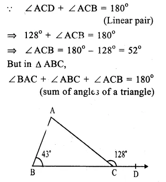 RS Aggarwal Class 9 Solutions Chapter 4 Lines and Triangles Ex 4D Q15.1