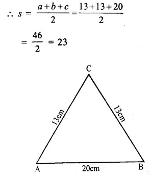 RS Aggarwal Class 9 Solutions Chapter 7 Areas Ex 7A Q9.1