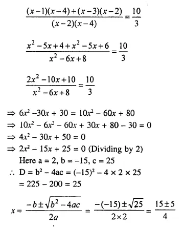 Selina Concise Mathematics Class 10 ICSE Solutions Chapter 5 Quadratic Equations Ex 5C Q1.15