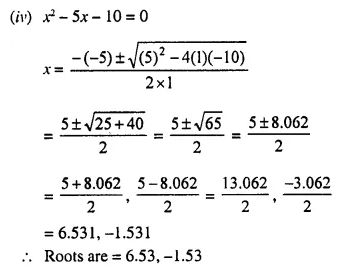 Selina Concise Mathematics Class 10 ICSE Solutions Chapter 5 Quadratic Equations Ex 5C Q3.4