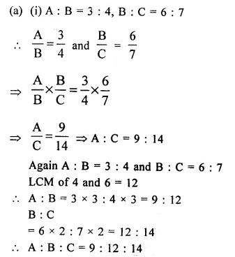 Selina Concise Mathematics Class 10 ICSE Solutions Chapter 7 Ratio and Proportion Ex 7A Q18.1