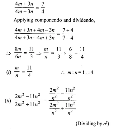 Selina Concise Mathematics Class 10 ICSE Solutions Chapter 7 Ratio and Proportion Ex 7D Q20.2