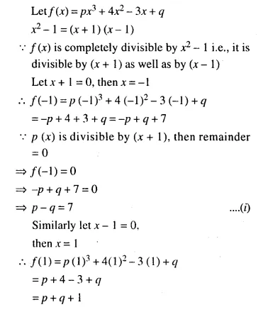 Selina Concise Mathematics Class 10 ICSE Solutions Chapter 8 Remainder and Factor Theorems Ex 8C Q9.1