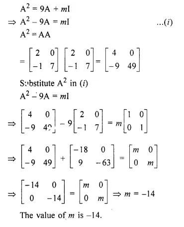 Selina Concise Mathematics Class 10 ICSE Solutions Chapter 9 Matrices Ex 9D Q22.2