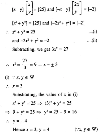 Selina Concise Mathematics Class 10 ICSE Solutions Chapter 9 Matrices Ex 9D Q3.2