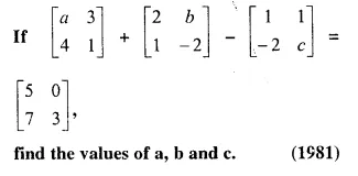 Selina Concise Mathematics Class 10 ICSE Solutions Chapter 9 Matrices Ex 9D Q7.1