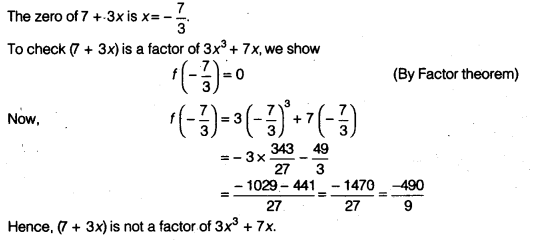 NCERT Solutions for Class 9 Maths Chapter 2 Polynomials Ex 2.3 img 2