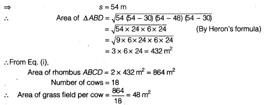 NCERT Solutions for Class 9 Maths Chapter 7 Heron's Formula Ex 7.2 img 12
