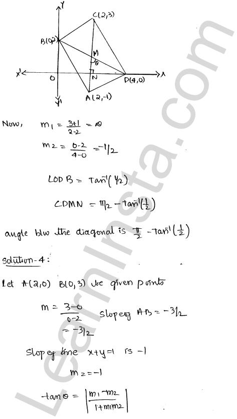 RD Sharma Class 11 Solutions Chapter 23 The Straight Lines Ex 23.13 1.5