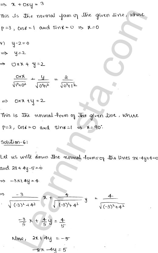RD Sharma Class 11 Solutions Chapter 23 The Straight Lines Ex 23.9 1.5