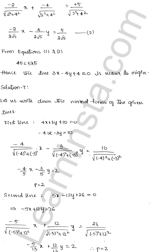 RD Sharma Class 11 Solutions Chapter 23 The Straight Lines Ex 23.9 1.6