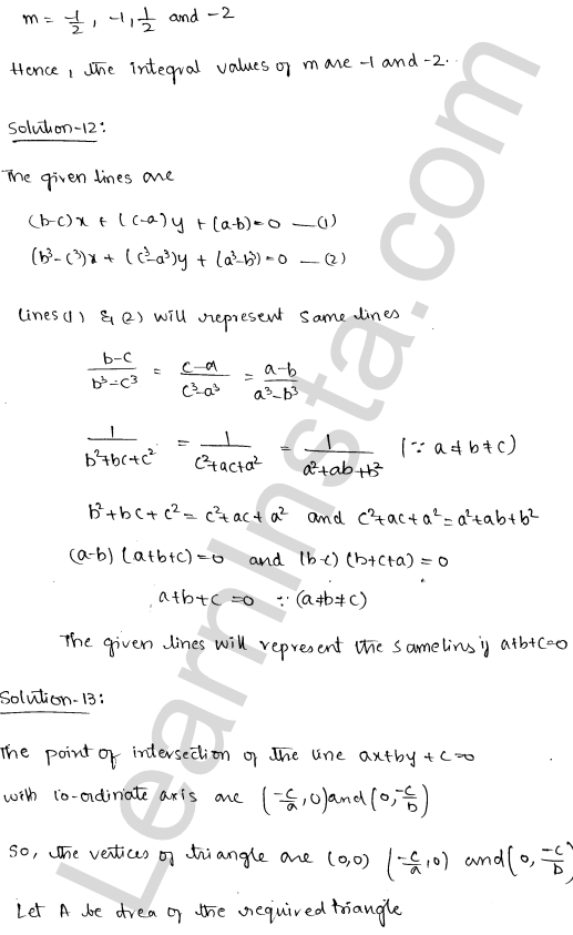 RD Sharma Class 11 Solutions Chapter 23 The Straight Lines VSAQ 1.7