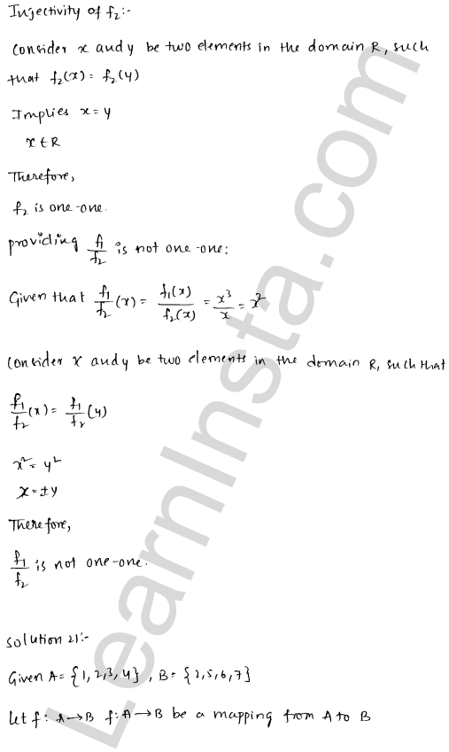 RD Sharma Class 12 Solutions Chapter 2 Functions Ex 2.1 1.40