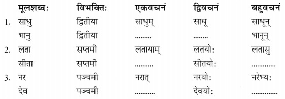 CBSE Class 7 Sanskrit Sample Paper Set 3 Q6