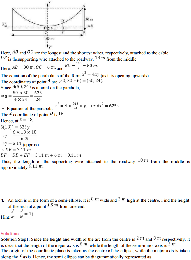 NCERT Solutions for Class 11 Maths Chapter 11 Conic Sections Miscellaneous Exercise 3