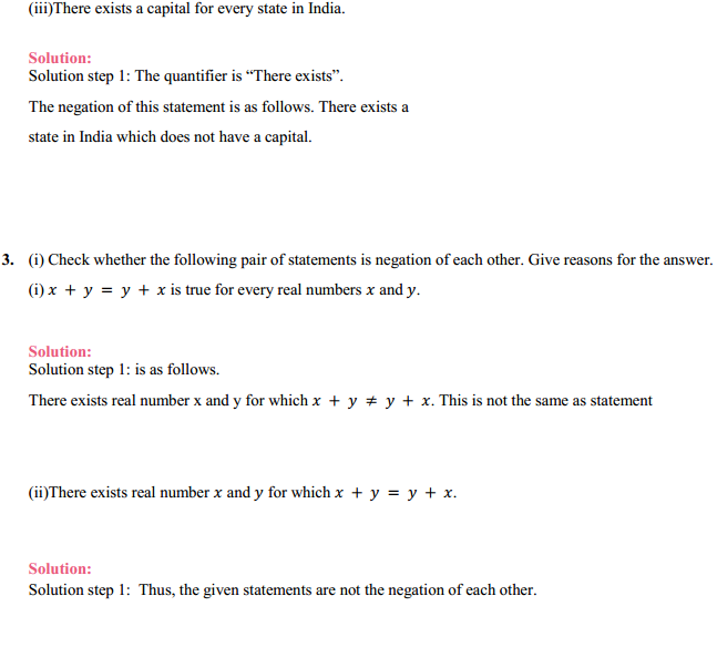 NCERT Solutions for Class 11 Maths Chapter 14 Mathematical Reasoning Ex 14.3 3