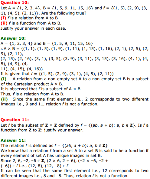 NCERT Solutions for Class 11 Maths Chapter 2 Relations and Functions Miscellaneous Exercise 6