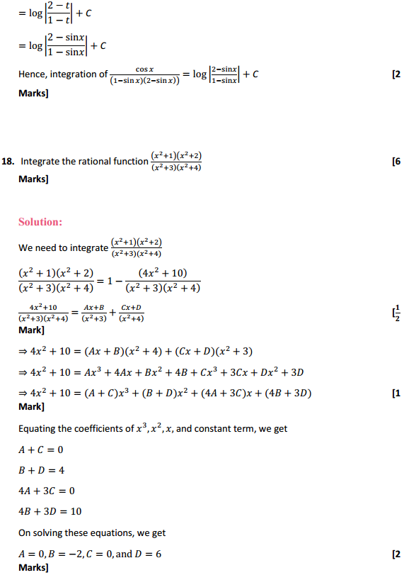NCERT Solutions for Class 12 Maths Chapter 7 Integrals Ex 7.5 17