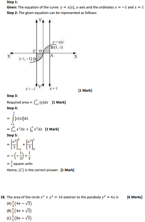 NCERT Solutions for Class 12 Maths Chapter 8 Application of Integrals Miscellaneous Exercise 22