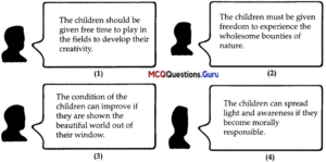 An Elementary School Classroom in a Slum Class 12 MCQ Questions with