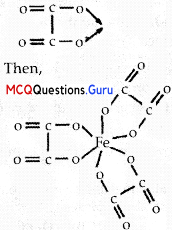Coordination Compounds MCQ Chapter 9 