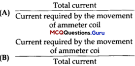 Class 12 Current Electricity MCQ Chapter 3 